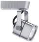 12V MR-16 50W Track Head, Brushed Steel Finish