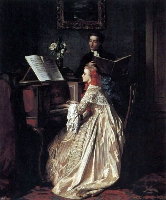 Jean Carolus The Music Lesson Wall Decal