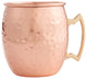 Hic Copper 16Oz Hammered Mug S/4