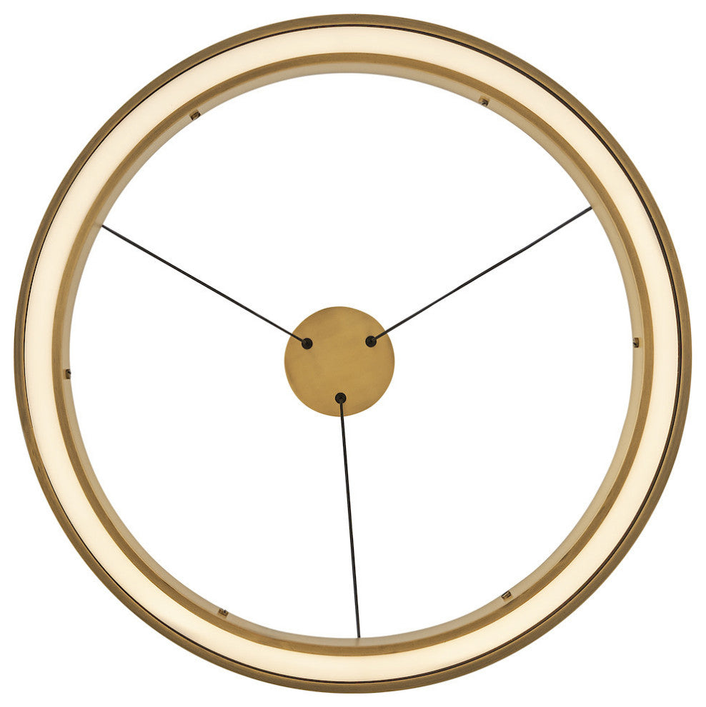 Fredrick Ramond Althea Medium Chandelier, Lacquered Brass