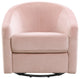Madison Swivel Glider, Blush Pink Velvet