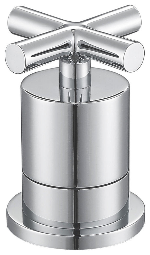 Ava Widespread Cross Handle Bathroom Faucet, Chrome