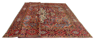 Fine Vintage Bakhtiari Cidem Red/Ivory Rug, 9'10 x 12'3