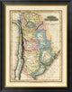 "United Provinces, 1823" Framed Canvas Giclee by Fielding Lucas, 27x34"