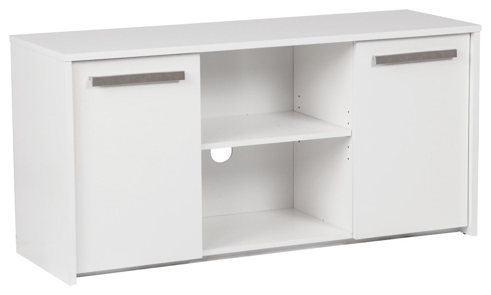 Full cabinet shot on white background; front-facing view of the Alaska 2 Door Storage.