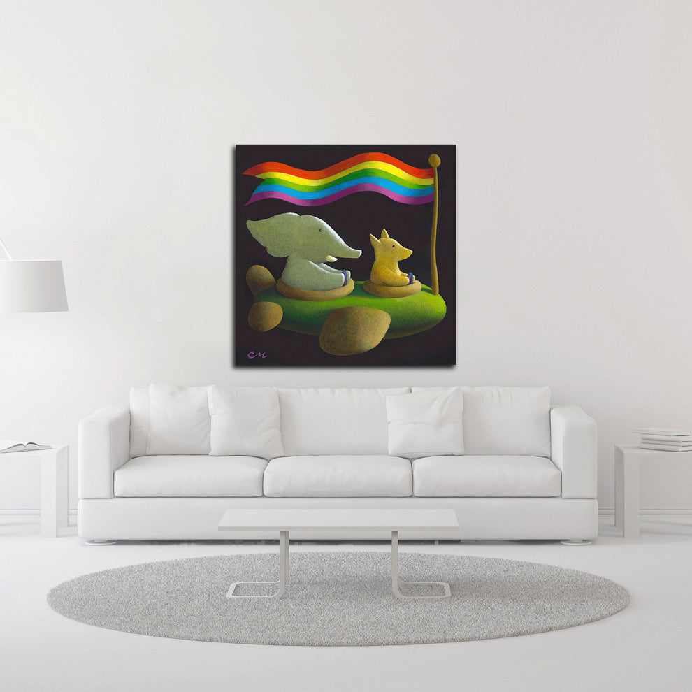 Freedom by Chris Miles, Print on Canvas, 16"x16"