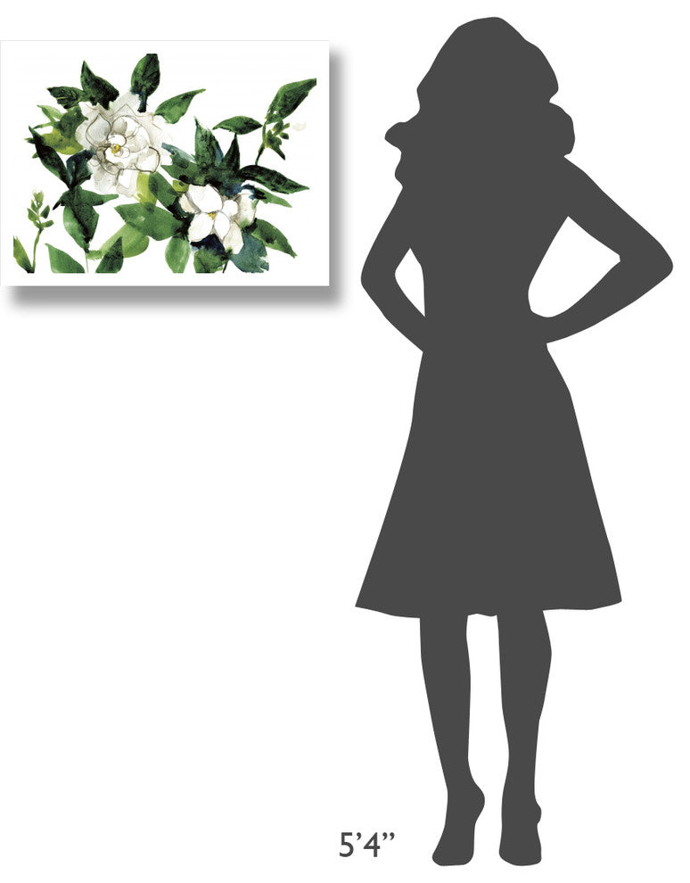 "Bright Gardenias" Digital Paper Print by Anne Tavoletti, 26"x20"