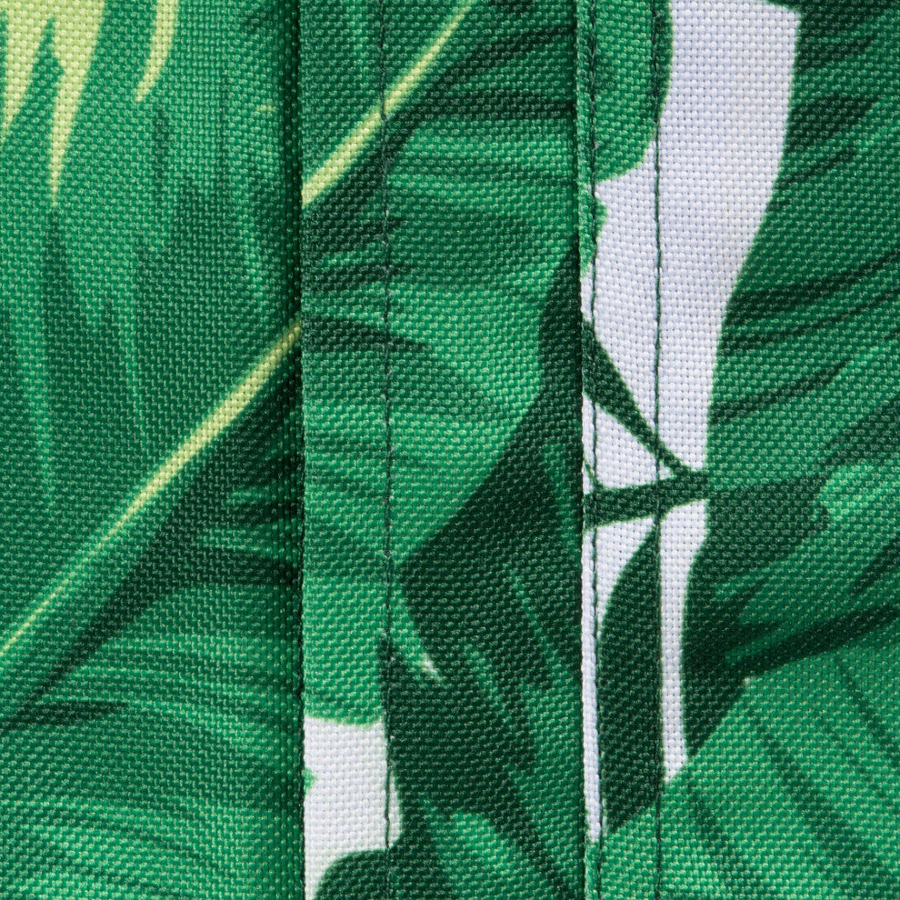 DII Banana Leaf Outdoor Tablecloth With Zipper 60 Round