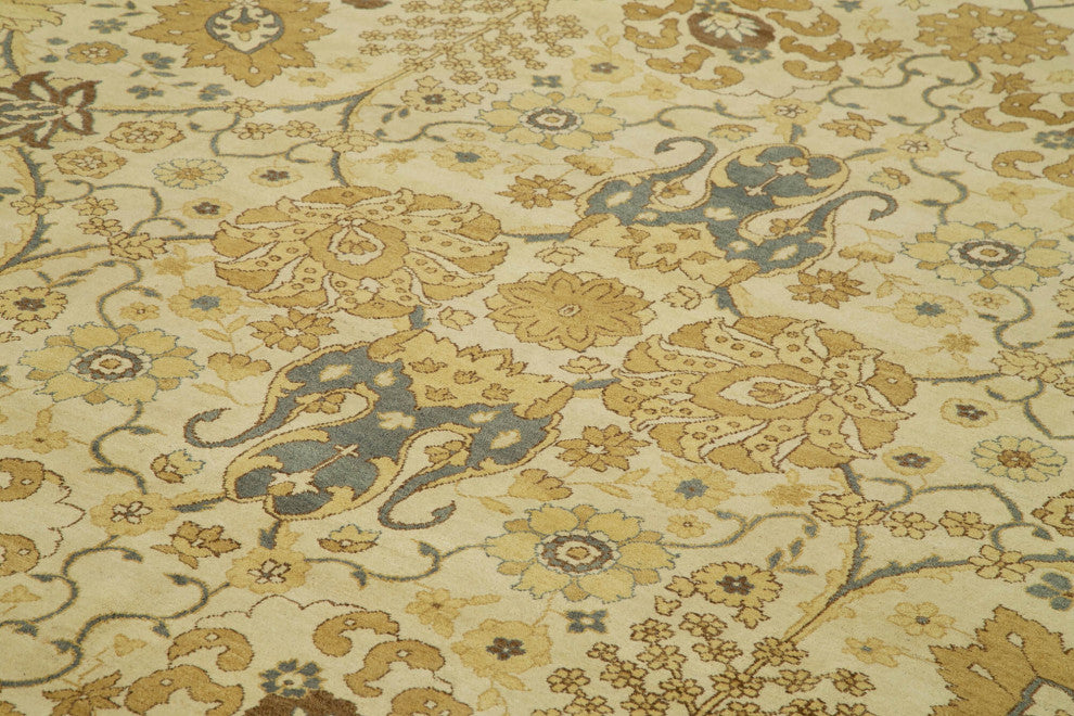 Rug N Carpet - Handwoven Oriental 9' 10" x 14' 1" Soft Oushak Area Rug