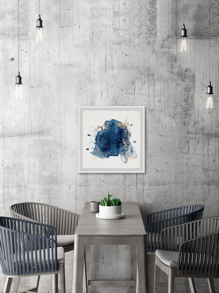 "Grounded Coast" Framed Painting Print, 24x24