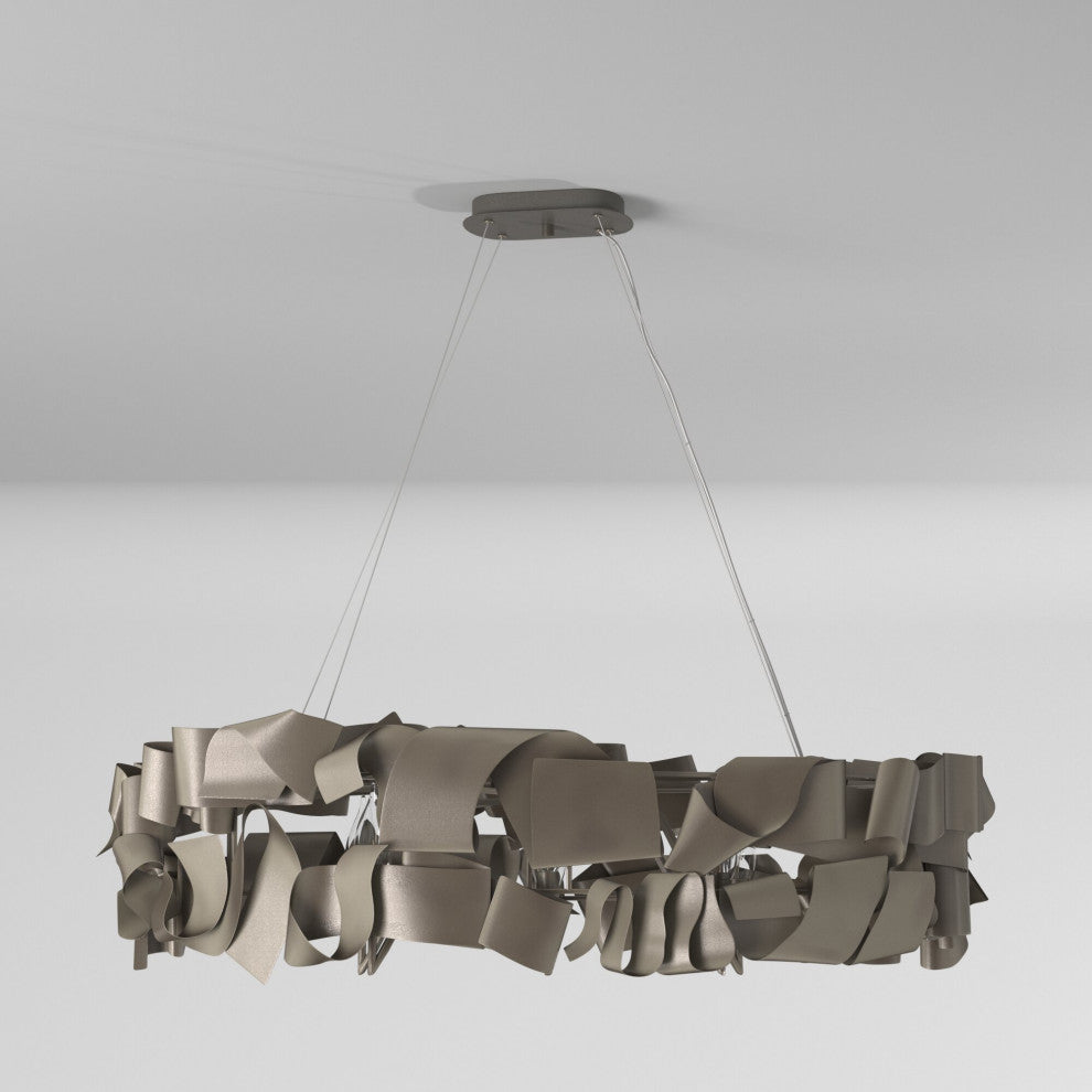 Fredrick Ramond Delfina Large Six Light Linear, Metallic Matte Bronze