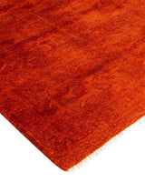 Vibrance, One-of-a-Kind Hand-Knotted Area Rug Orange, 6'1"x8'9"