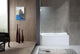 ANZZI Vensea 34" x 58" Frameless Tub Door, Polished Chrome