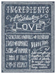 "Ingredients For Life Ditzy Floral Blue III" Paper Print by Mary Urban, 38"x50"