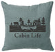 Image Pillow 16x16 Cabin Life Linen Ocean