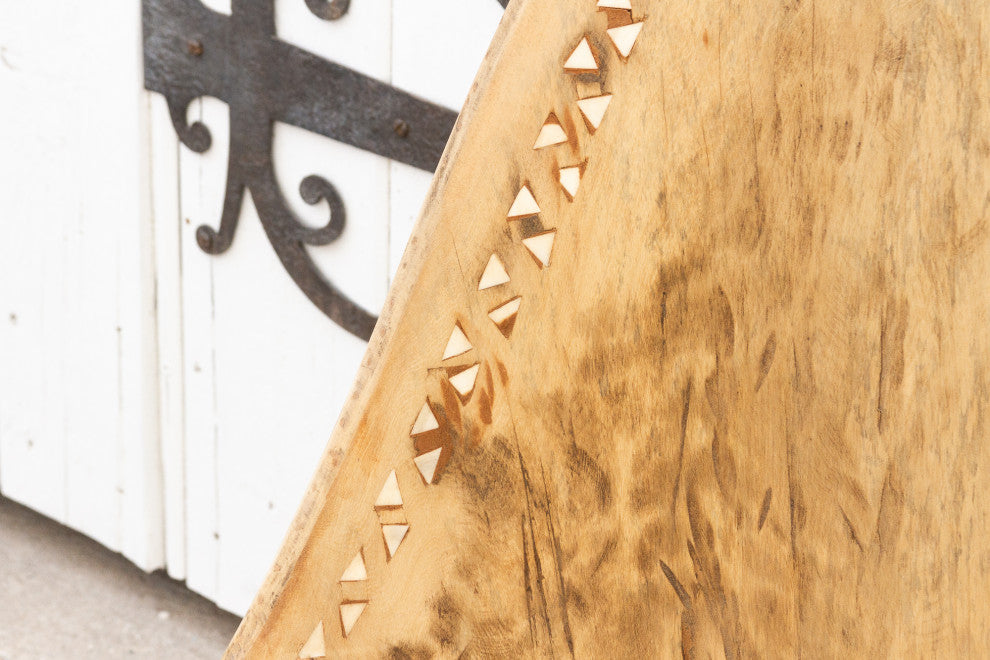 Farmhouse Bleached and Inlaid Naga Chair