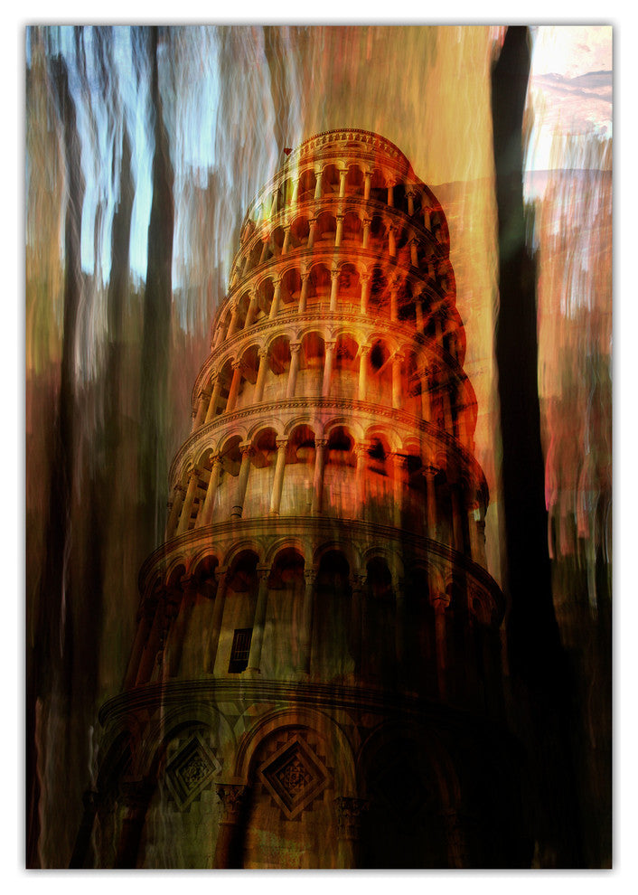 Tower of Pisa Canvas Wall Art