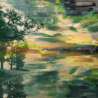 "Lakeside Trees" Fine Art Canvas Print, 24"x24"