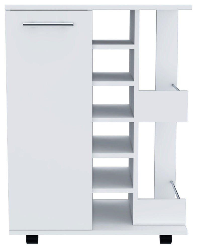 Magda Bar Cart, White