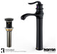 Karran KBF432 1-Hole 1-Handle Vessel Faucet With Pop-up Drain, Matte Black