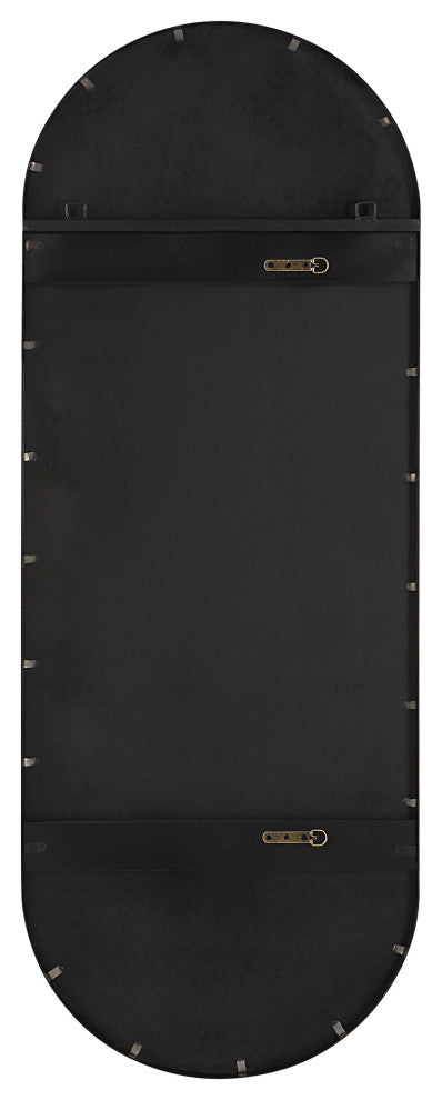 Uttermost Varina Tall Black Mirror