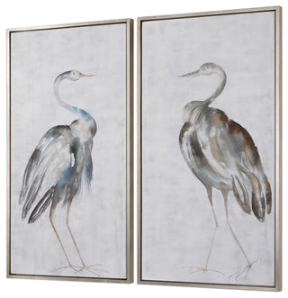 Summer Birds Framed Art, 2-Piece Set