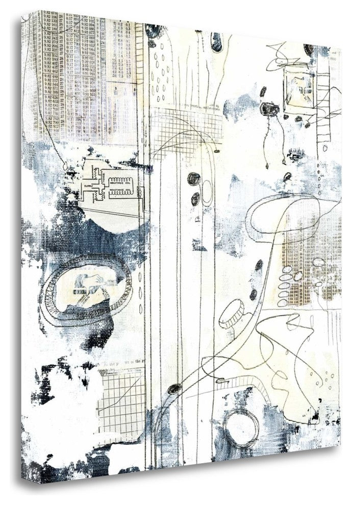 "Neutral Abstract III" By Sarah Ogren, Giclee Print on Gallery Wrap Canvas