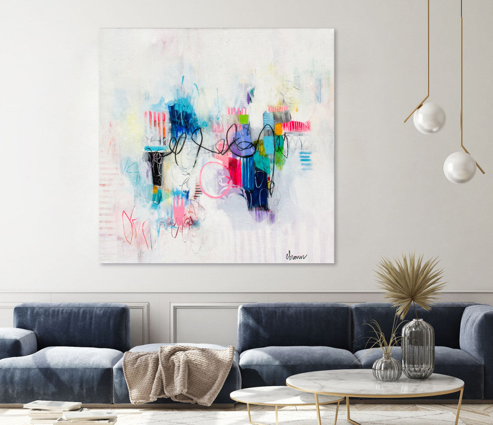 Possibilities of the Heart - 84 x 84 by Cynthia Anne Brown