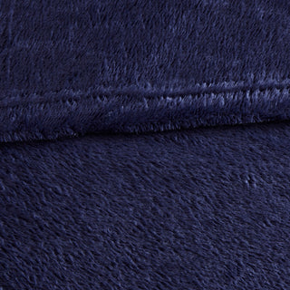 Intelligent Design Solid Microlight Plush Brushed Blanket, King