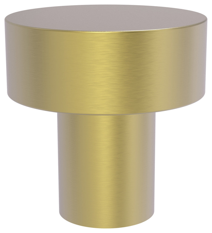 1" Cabinet Knob, Satin Brass