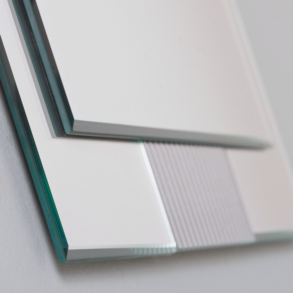 Francisca Large Frameless Wall Mirror