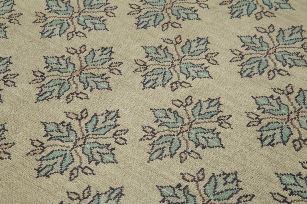 Rug N Carpet - Handwoven Oriental 7' 0'' x 9' 4'' Unique Vintage Rug
