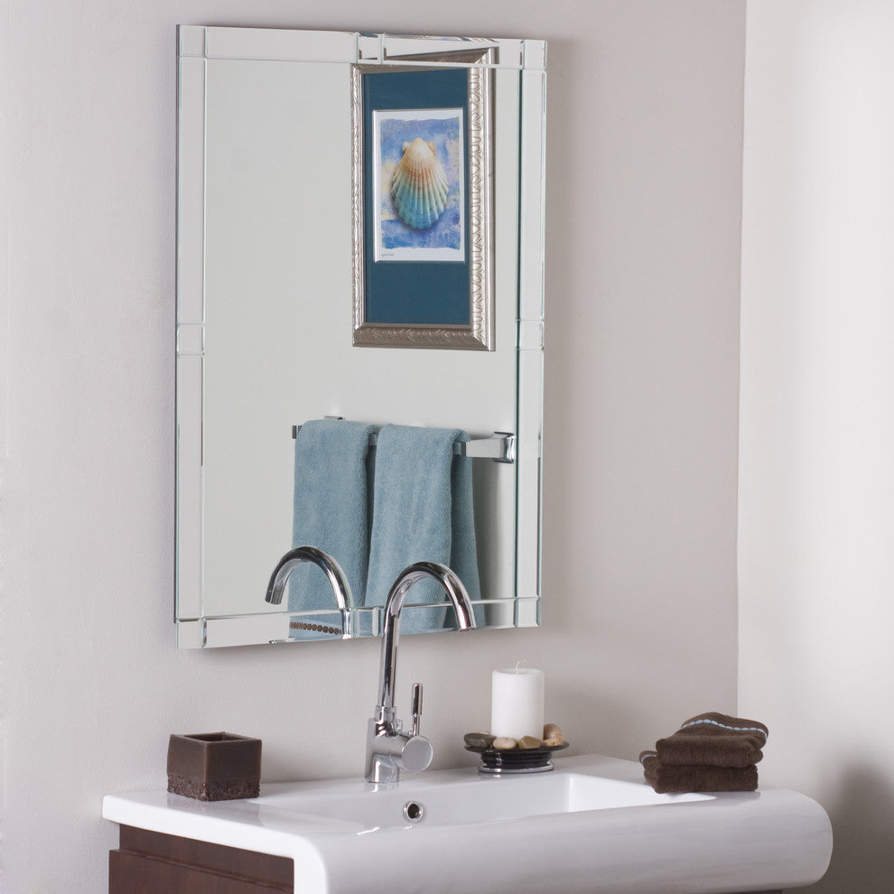 Decor Wonderland Frameless Beveled Kinana Mirror