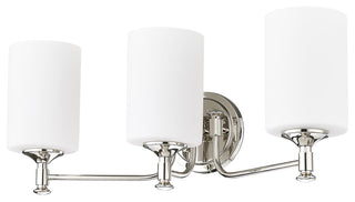 3 Light 21.625 in. Polished Nickel Vanity Light
