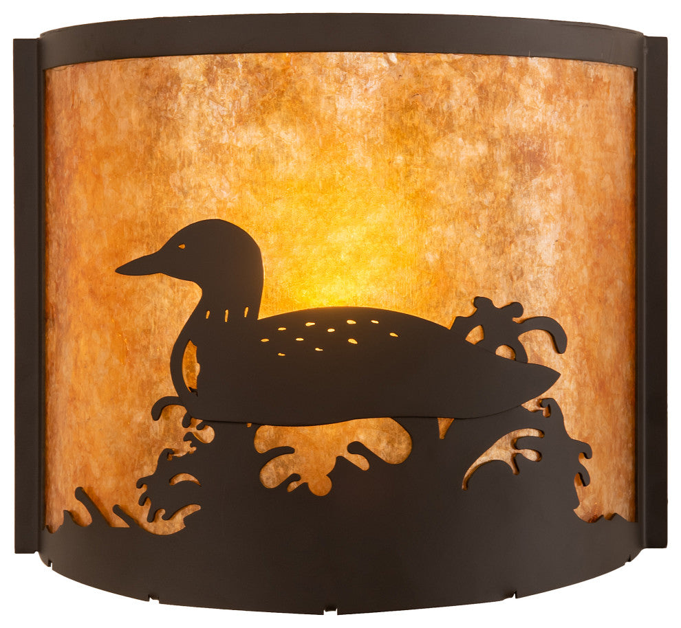11 Wide Loon Wall Sconce