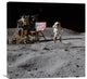 "Moonwalk, Apollo 16, 1972" Artwork, 24"x24"
