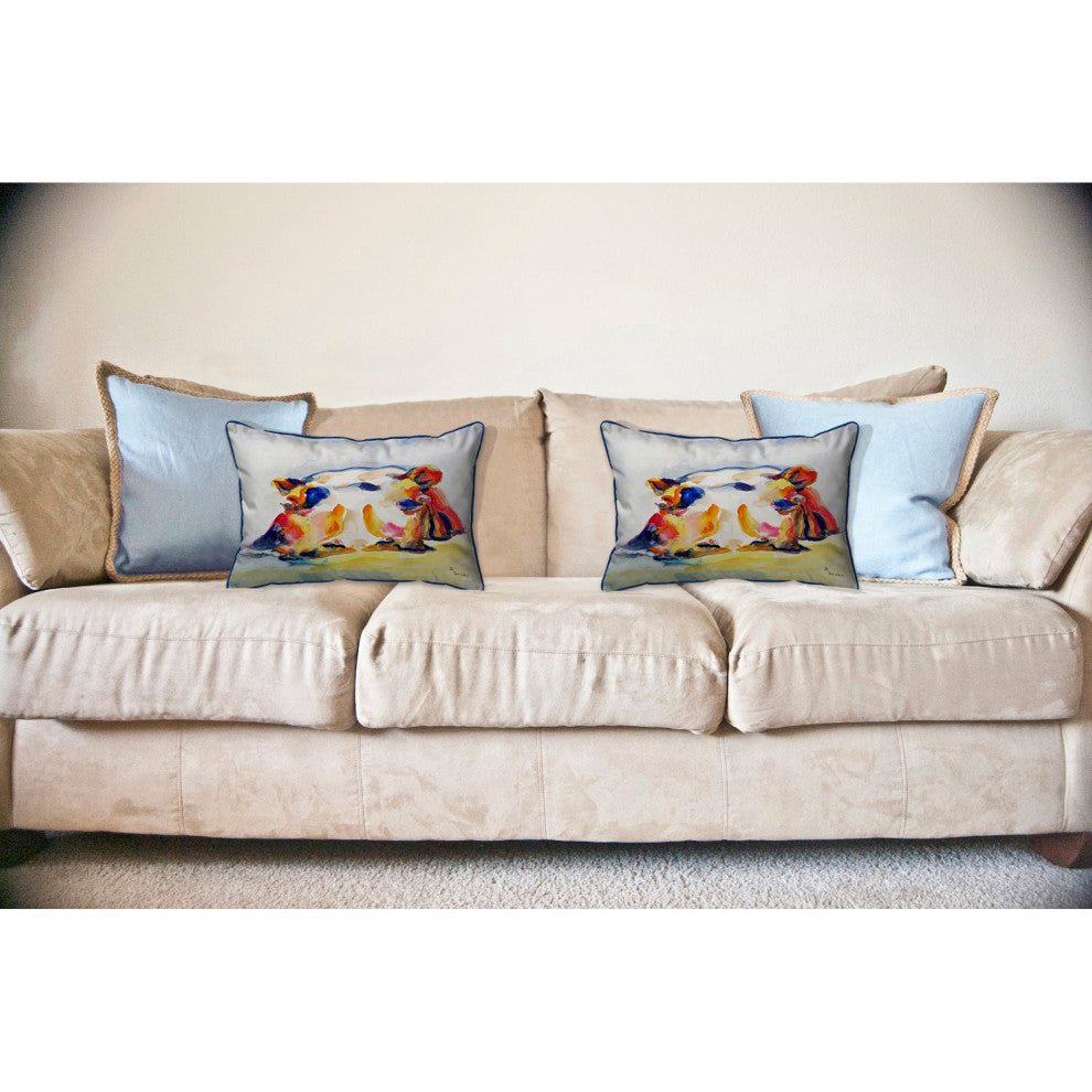 Hippo Large Indoor/Outdoor Pillow 16x20