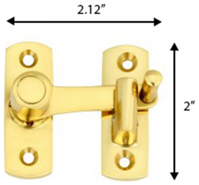 Brass Cabinet Door Latch with Mounting Hardware Door Lock Renovators Supply