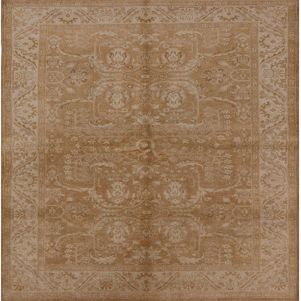 Ahgly Company Indoor Square Mid-Century Modern Area Rugs, 3' Square