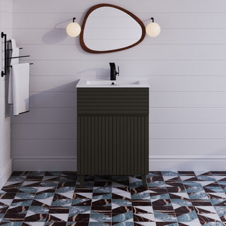 Bernay 24" Bathroom Vanity, Cedar Gray