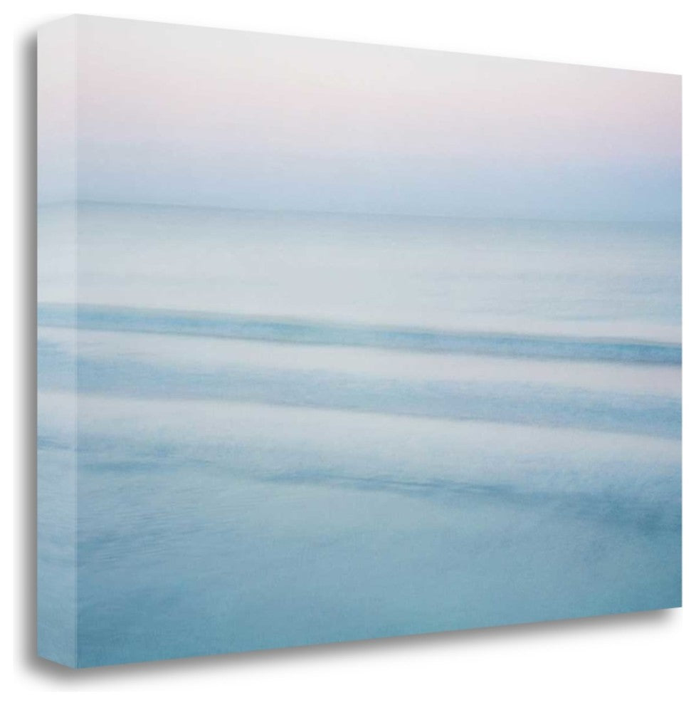 "Three Waves - Crescent Beach" By John Juracek, Giclee on Gallery Wrap Canvas
