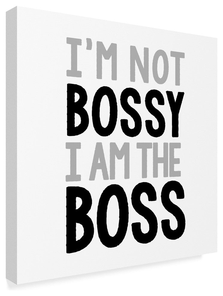 "Boss" by Erin Clark, Canvas Art, 18"x18"
