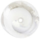 Sorrento Murano Glass Bathroom Sink, Seaspray