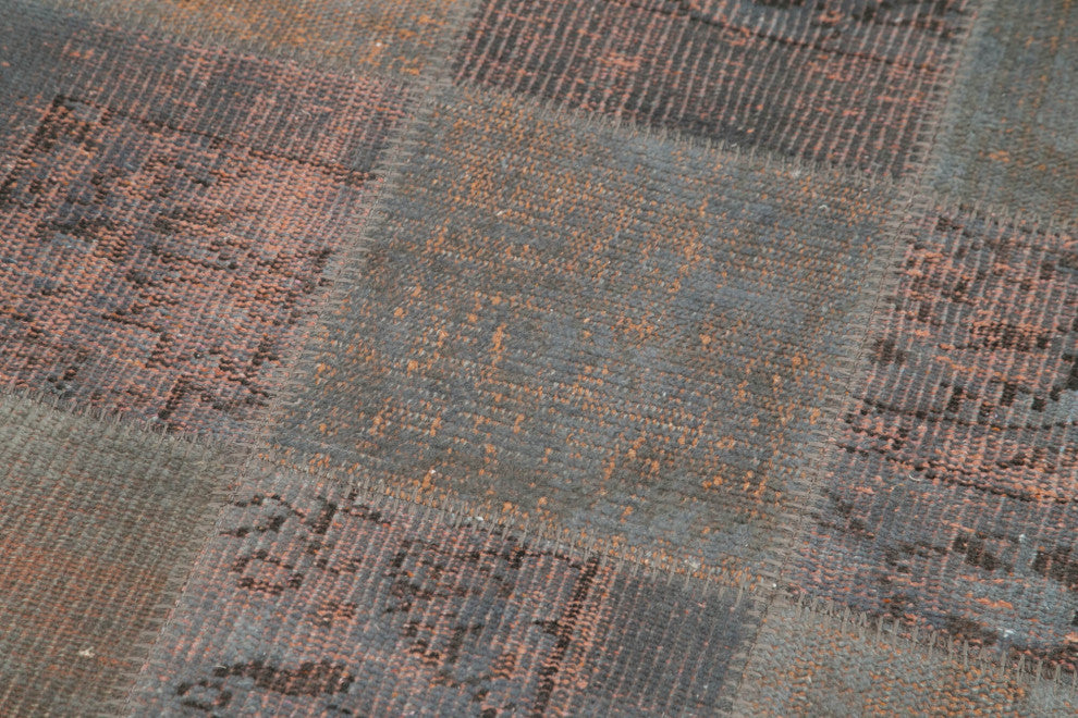 Rug N Carpet - Handwoven Anatolian 2' 11" x 9' 8" Small Patchwork Runner Rug