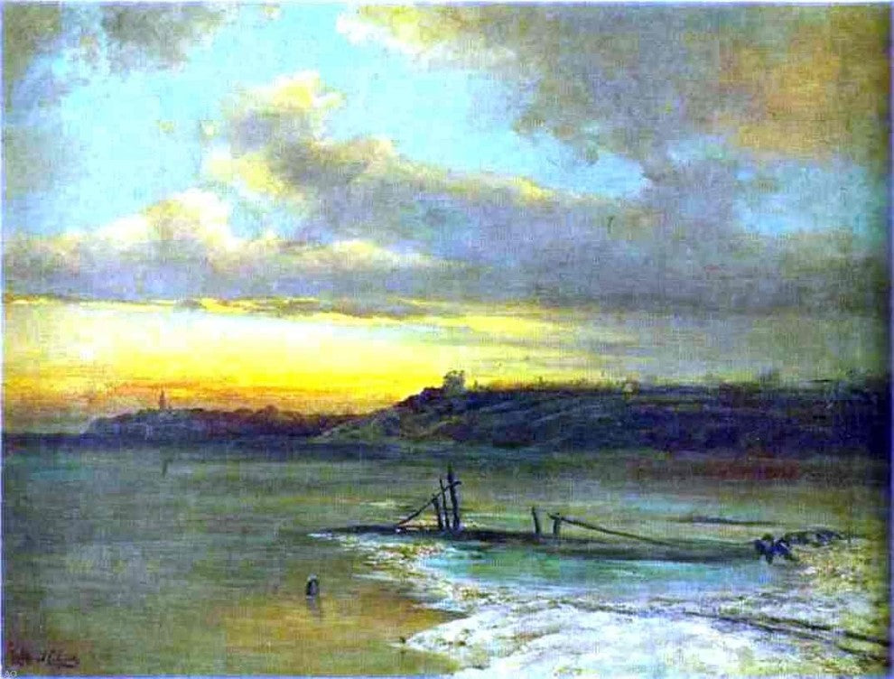 Alexei Kondratevich Savrasov Spring Thaw, Gallery Wrapped Canvas, 21"x28"