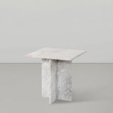 Verona End Table, White