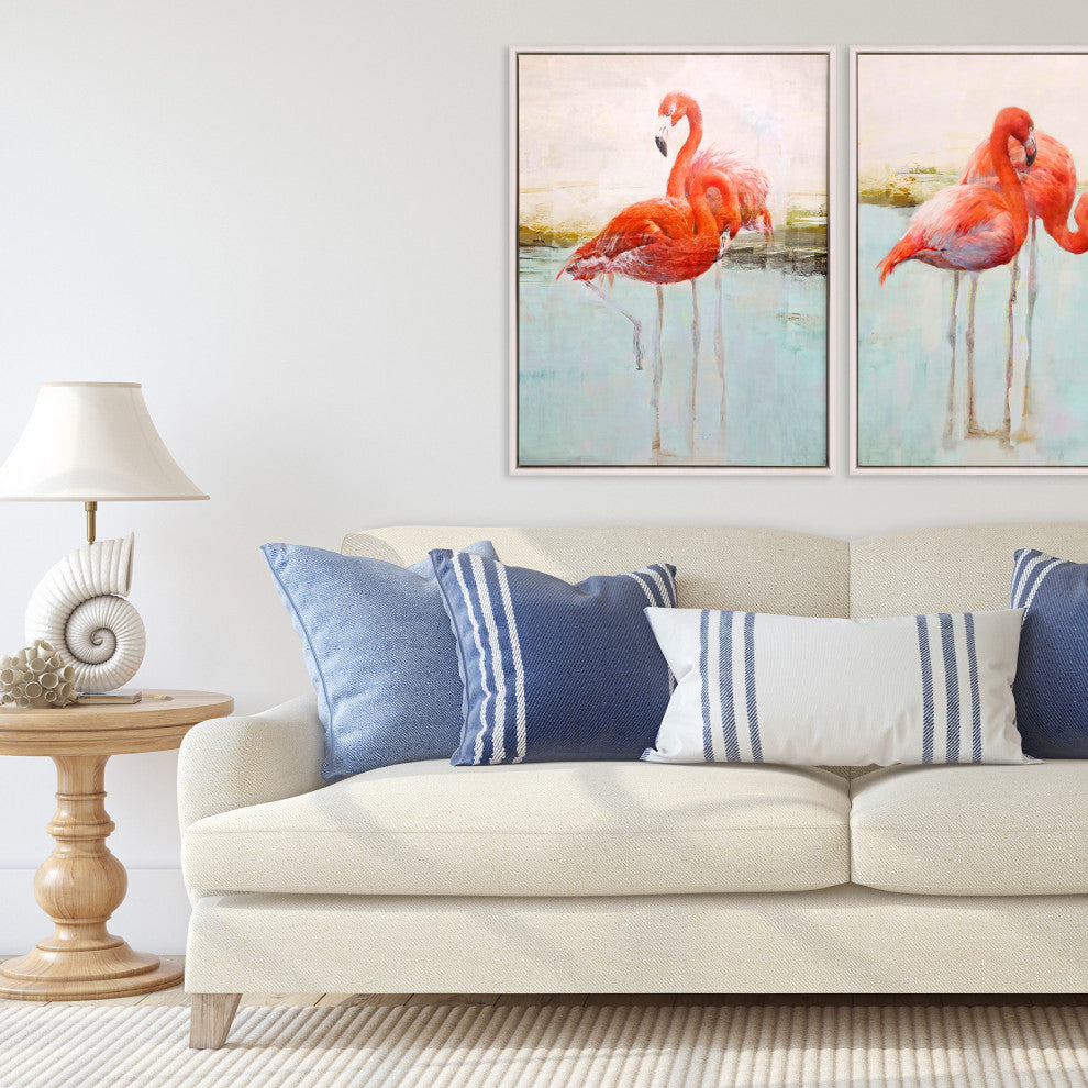 Wading Flamingo I Artwork