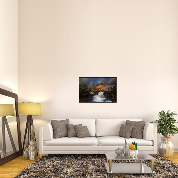 "Scotland" Framed Canvas Giclee by Krzysztof Nowakowski, 37x25"