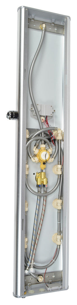 Blue Ocean 52" Aluminum SPA392M Shower Panel Tower with Rainfall Shower Head