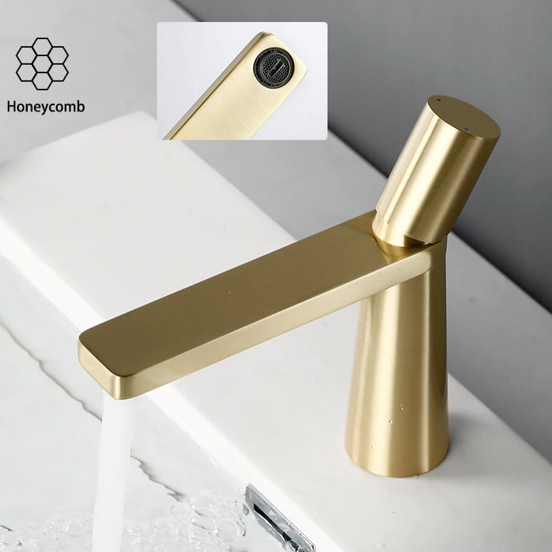 Wasser™ Solid Brass Single Handle Bathroom Sink Faucet